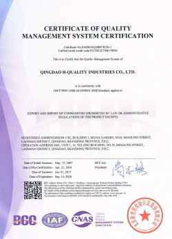 ISO 9001 Certificae