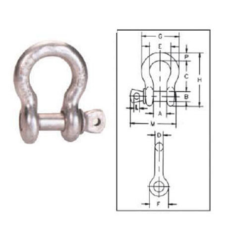 Screw Pin Anchor Shackles G-209