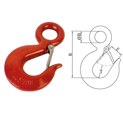 Eye Hoist Hooks With Latches