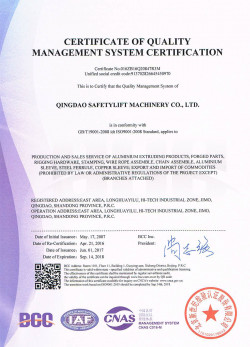 ISO 9001 Certificae