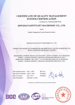 ISO 9001 Certificae